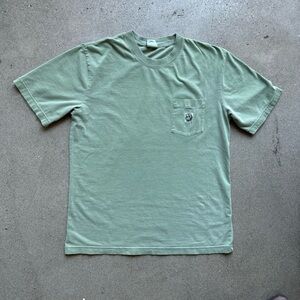 Urban Outfitters BDG Heavyweight Pocket T Shirt Bulldog | Small | Faded Green